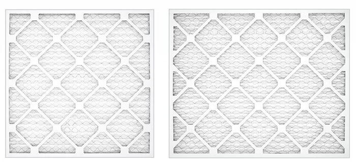 Merv 13 Merv 14 وسائط مرشح مطوية بظهر معدني