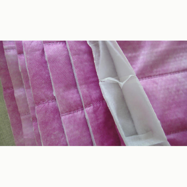 لفة وسائط مرشح الجيب الاصطناعية G4 F5 F6 F7 F8